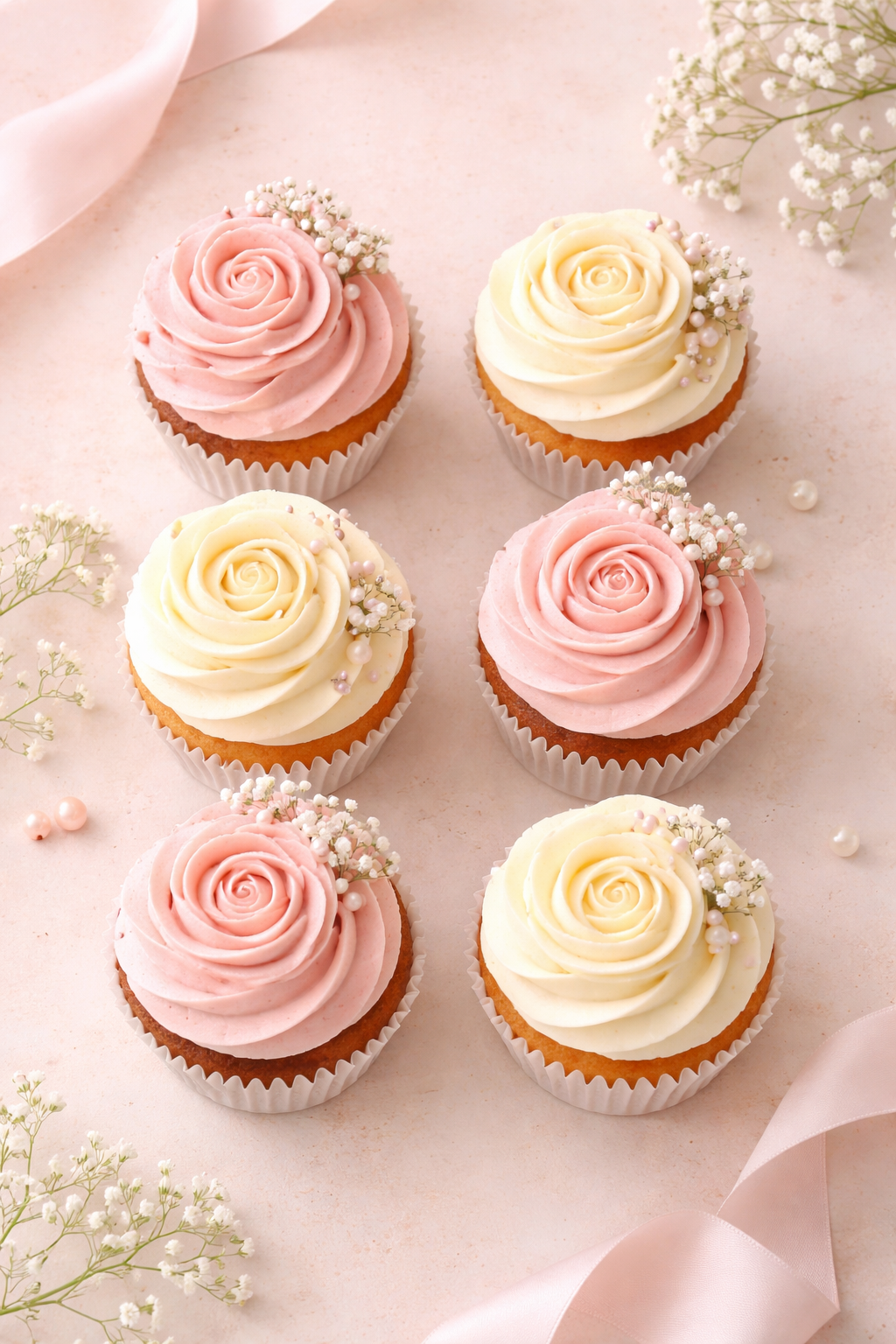 Капкейки на заказ Anna Bakery — нежный крем, ручная работа, Раменское